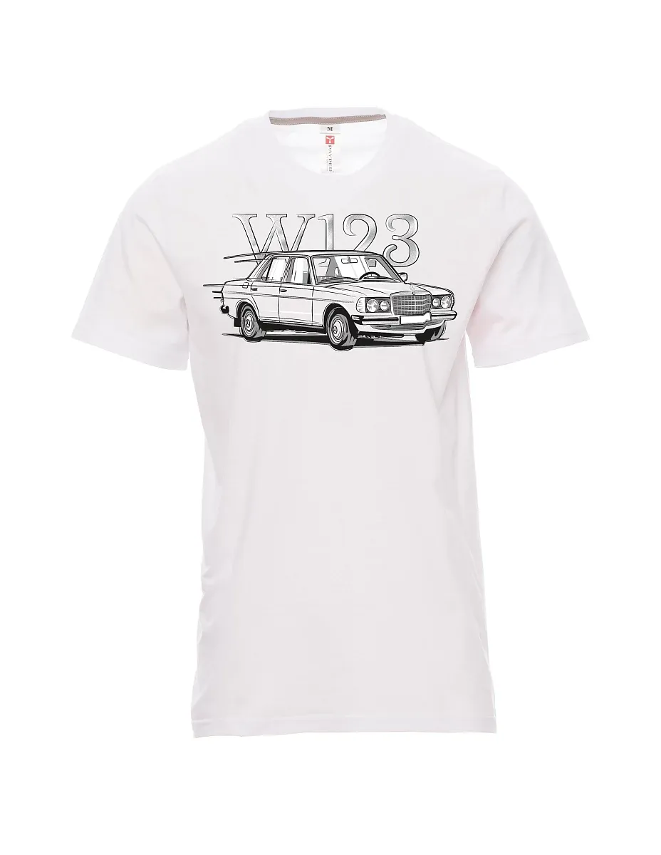 Bílé pánské tričko W123