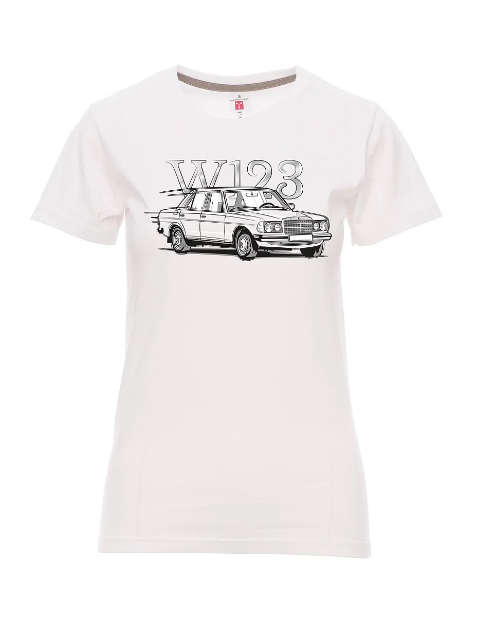 Bílé dámské tričko W123