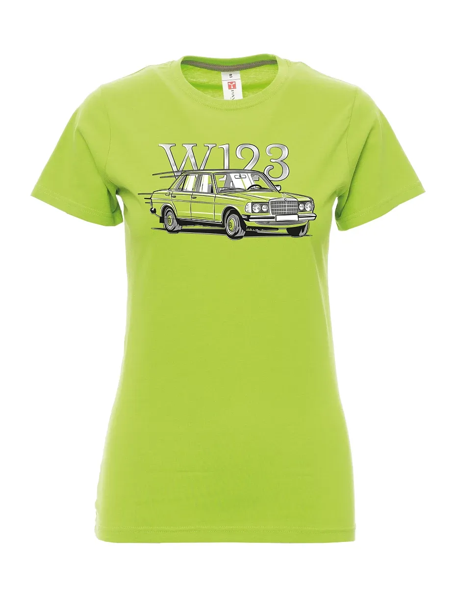 Limetkové dámské tričko W123