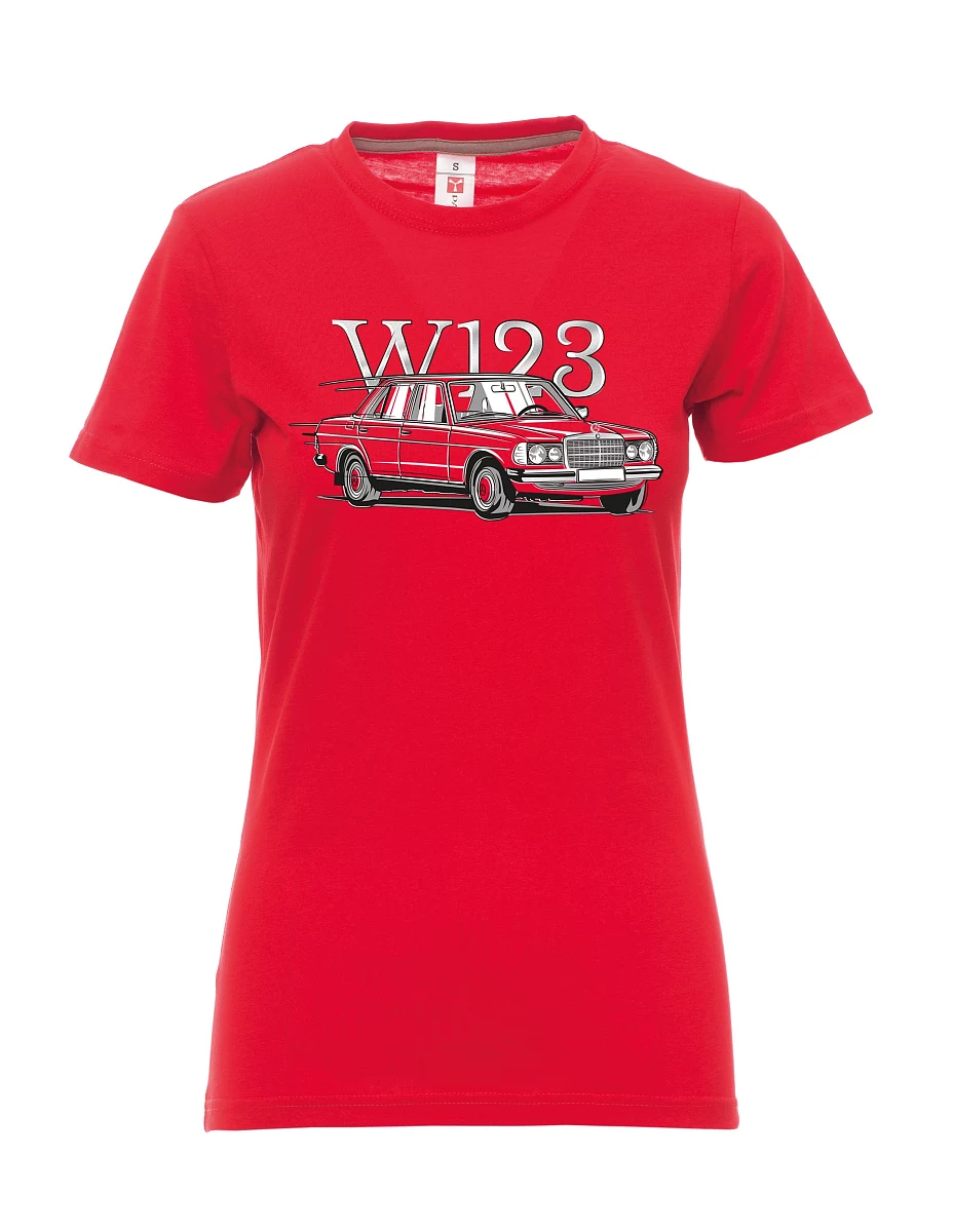 Červené dámské tričko W123