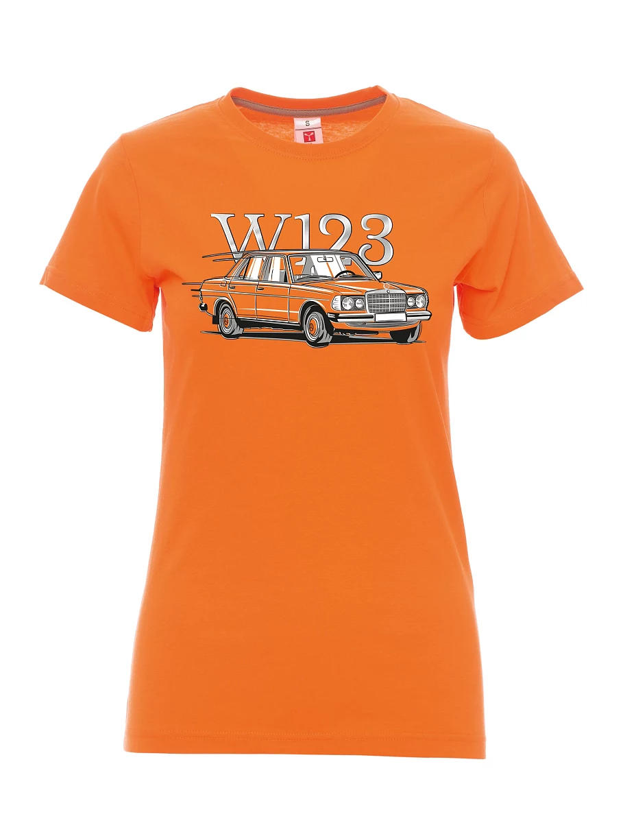 Oranžové dámské tričko W123