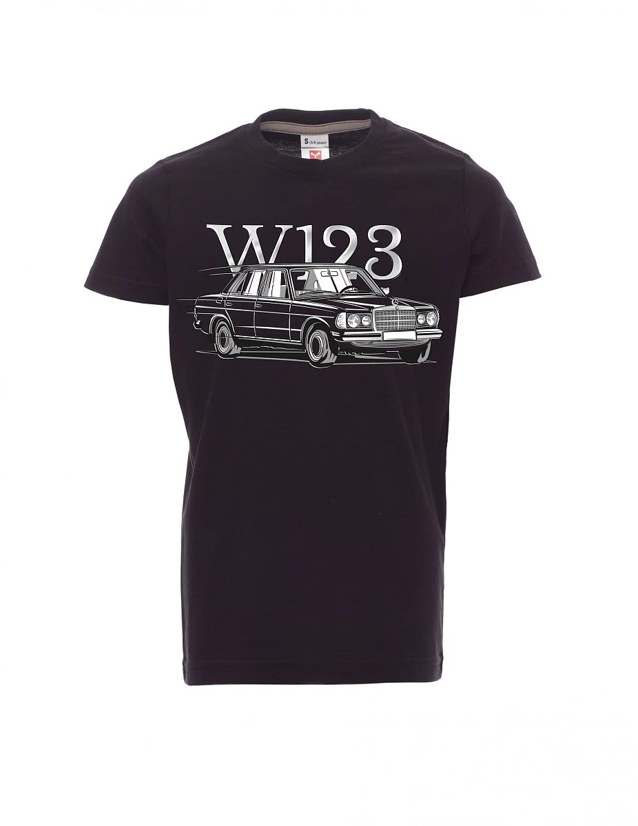 Černé dětské tričko W123