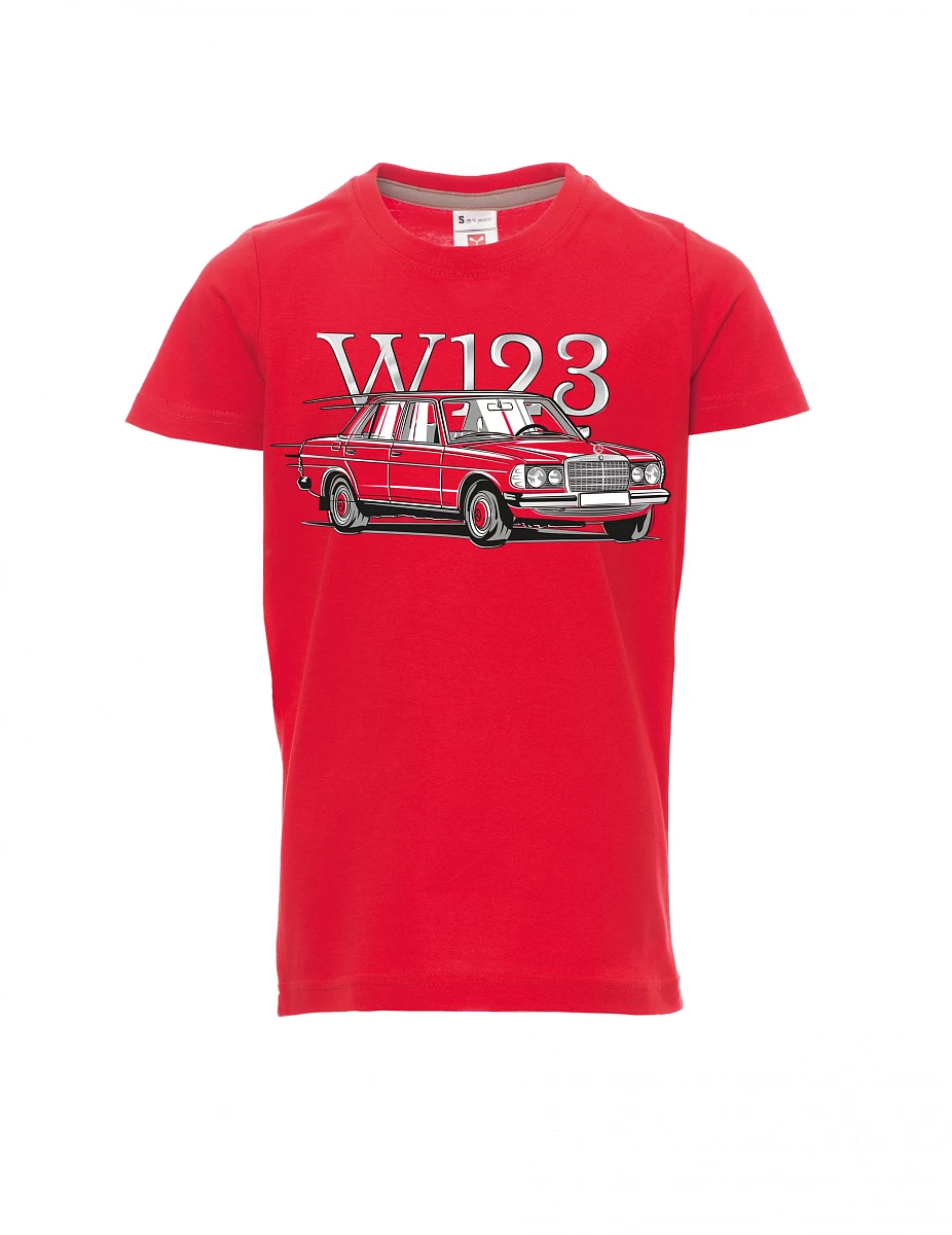 Červené dětské tričko W123