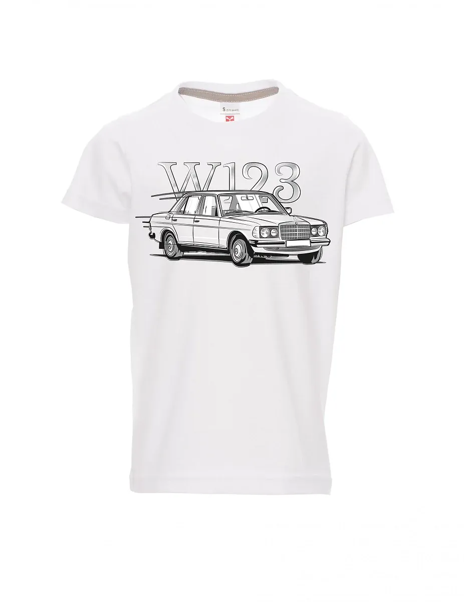 Bílé dětské tričko W123