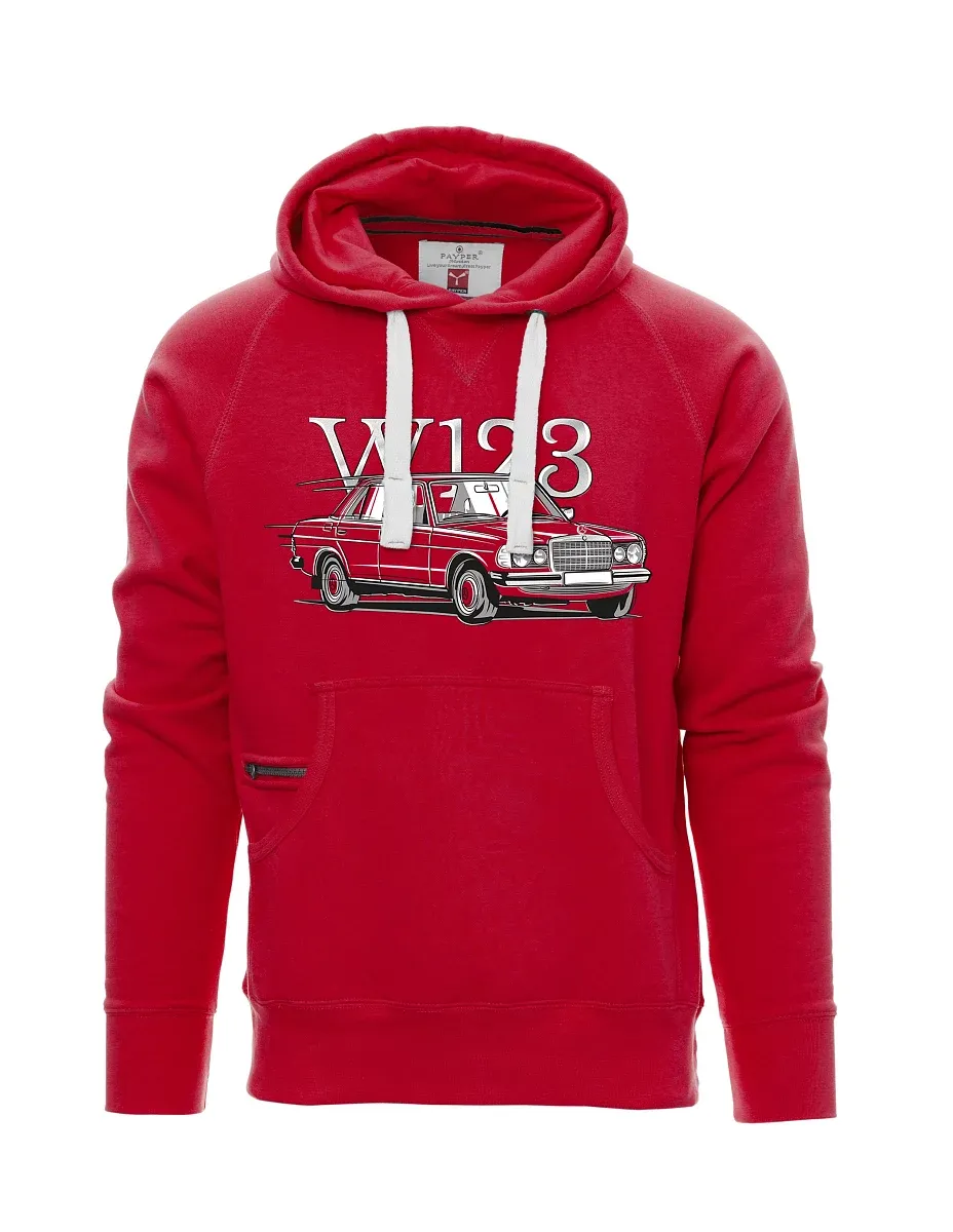 Červená pánská mikina W123